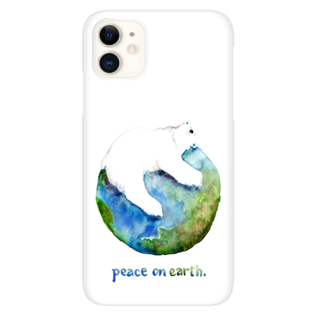 Peace on Earth - Polar Bear Hug by dotsofpaint