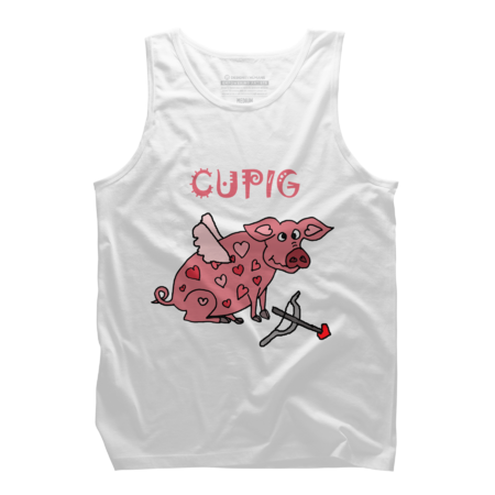 Funny Funky Cupig Cupid Pig Love by SmileToday