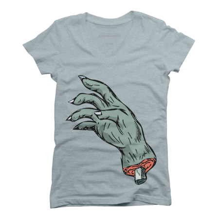 Zombie Monster Hand Drawing by patrimonio