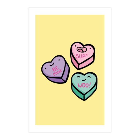 Candy Hearts by emcgaughey