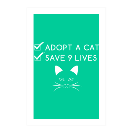Adopt A Cat Save Nine Lives by yosifov