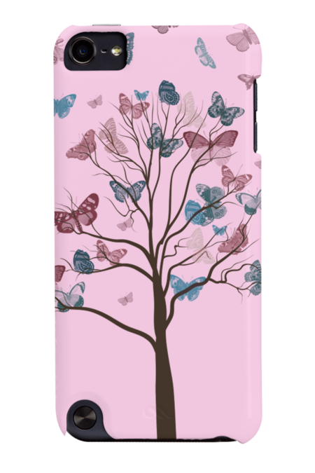 Tree with Butterflies by ZenandChic