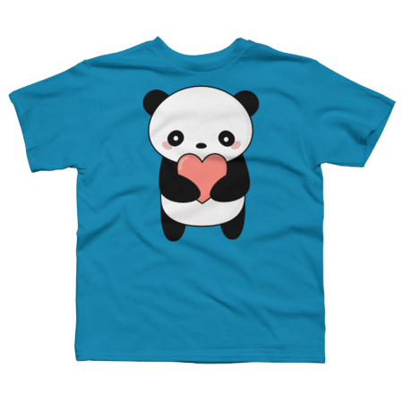 Kawaii Panda Love Heart by happinessinatee