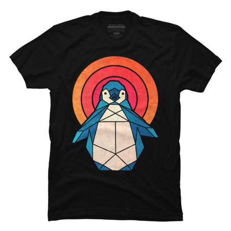penguin geometric abstract by thegeometrical