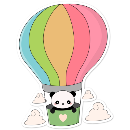 Cute Hot Air Balloon Panda