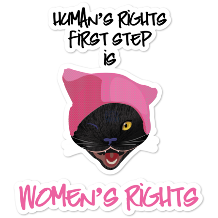 Pussy hat : HUMAN'S RIGHTS