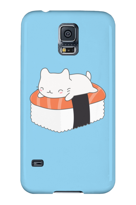 Kawaii Sushi Cat by happinessinatee