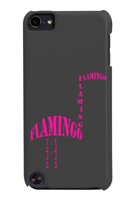 Pink vintage typography Flamingo by ShineEyePirate