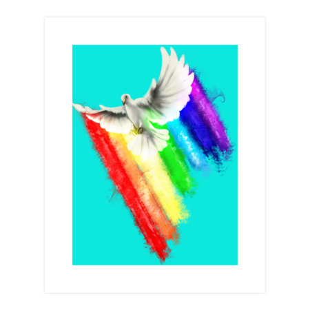 Rainbow Pidgeon by AtomicBanana