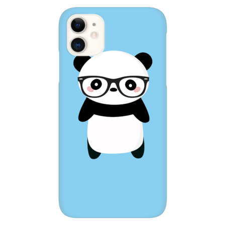 Kawaii and cute nerdy panda by happinessinatee