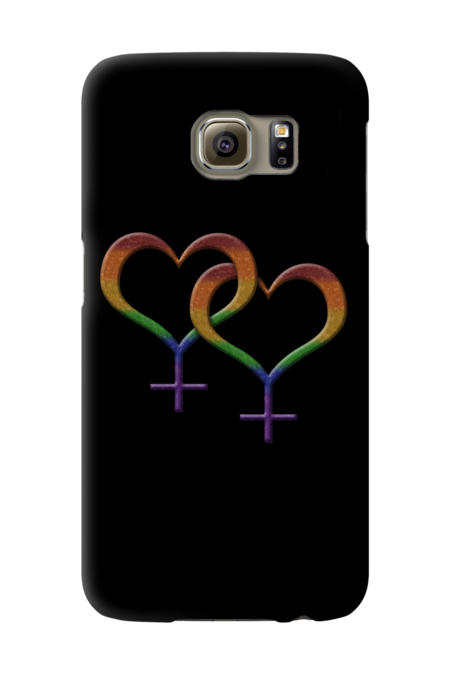 Rainbow Female Gender Symbols by LiveLoudGraphics