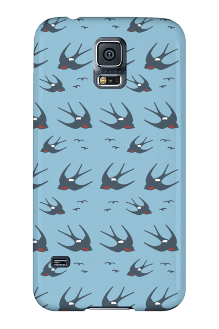 Swallow pattern by RedCowTees