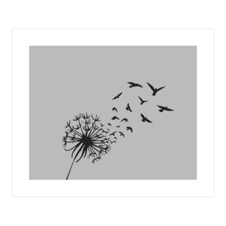 Flying dandelion by lithegraphic