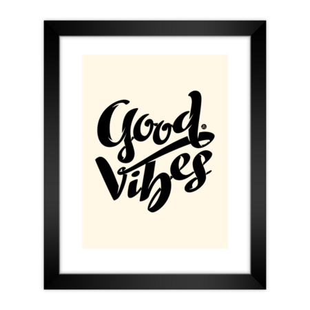 Good Vibes Lettering by vectalex