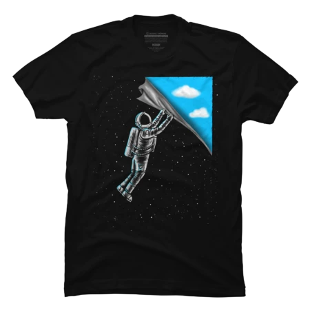Astronaut open the sky by Coffeeman