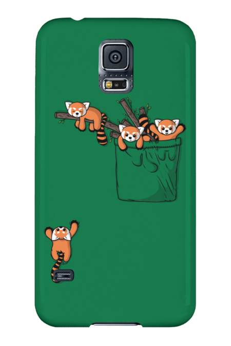 Pocket Red Panda Bears by BekaDesigns