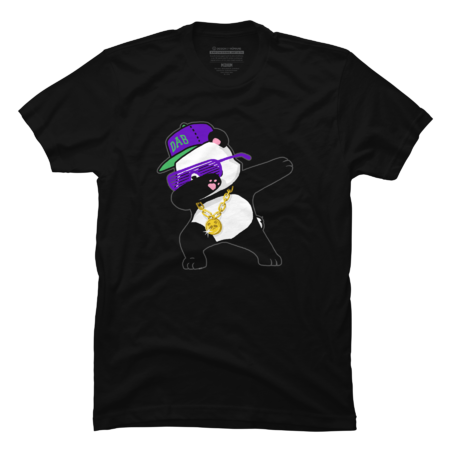 Dabbing Panda Funny Shirt Dab Hip Hop by vomaria