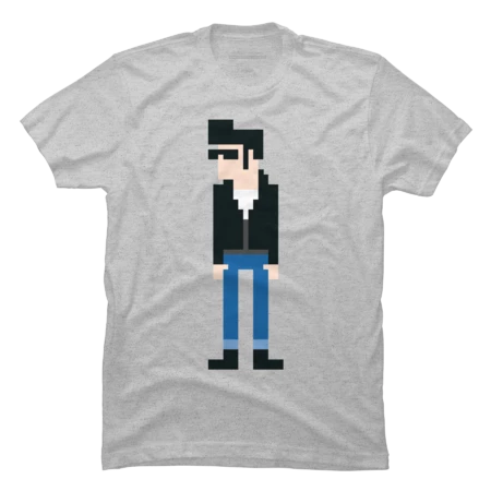50's Greaser 8-Bit Pixel Character