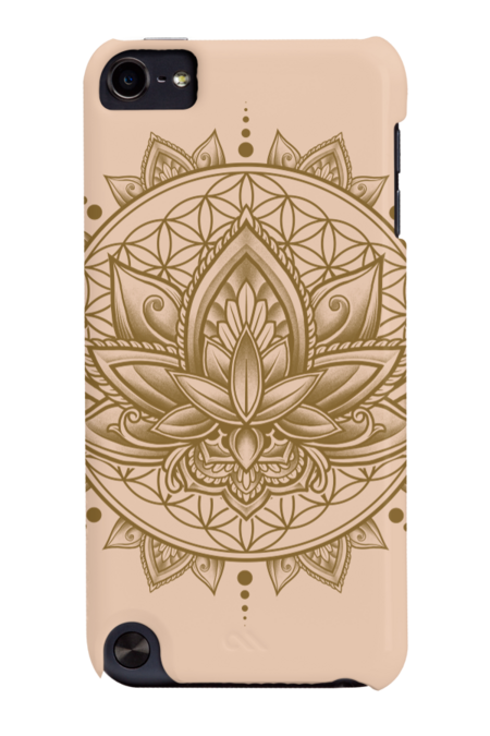 Lotus Mandala - Gold by angoes