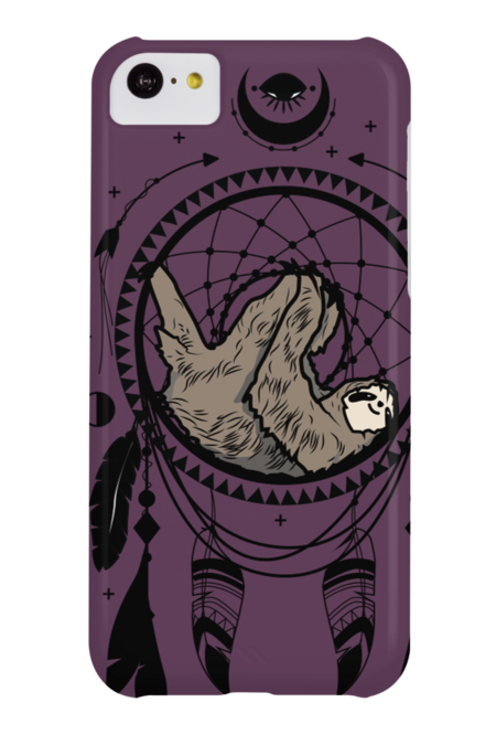 Dreamcatcher sloth animal drift to sleep by happycolours