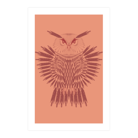 Arrow Owl, red variant by Pawgyle