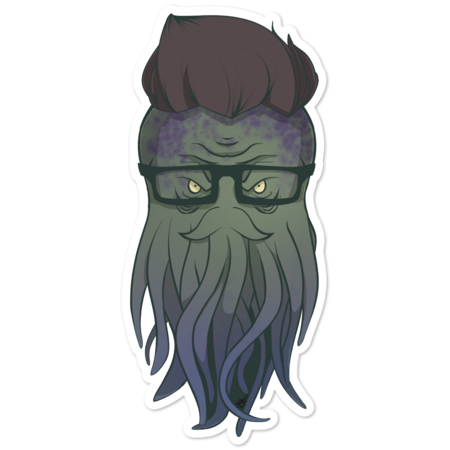 Hipster Cthulhu, version 2