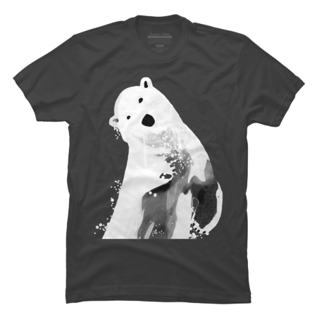 Unique Black and White Polar Bear Design by oursunnycdays