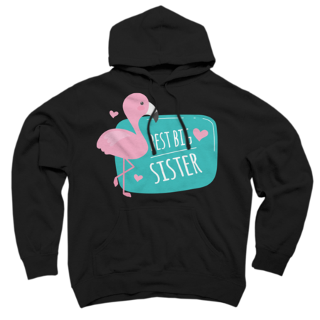 Big Sister T-Shirt | Whimsical Flamingo Sibling Tees