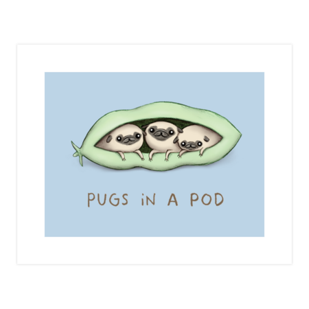 Pugs in a Pod by SophieCorrigan