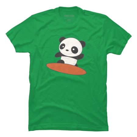Kawaii Cute Surfing Panda by happinessinatee