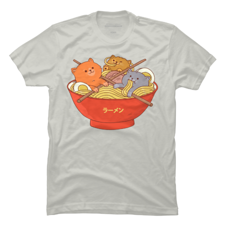 Ramen noodles and cats by ppmid