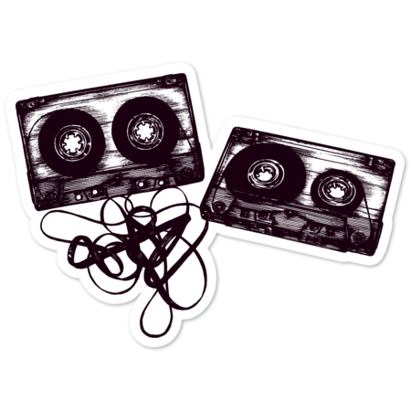 Old school music tapes by ramarama