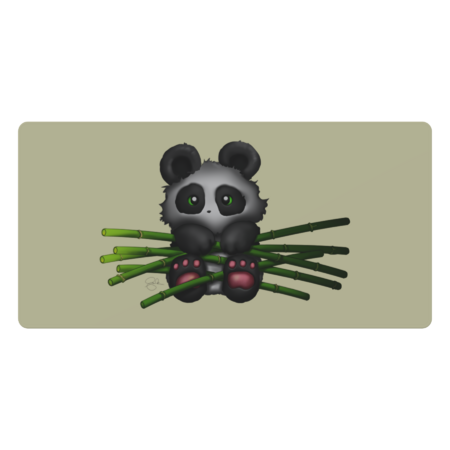 Panda Bamboo by Shellzart