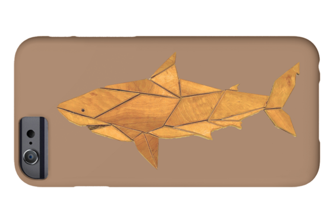 Wooden Geo-Shark by CliffDBH