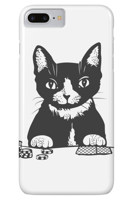 Poker Cat Face by runcatrun