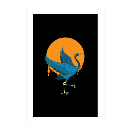 Great blue heron by kiryadi