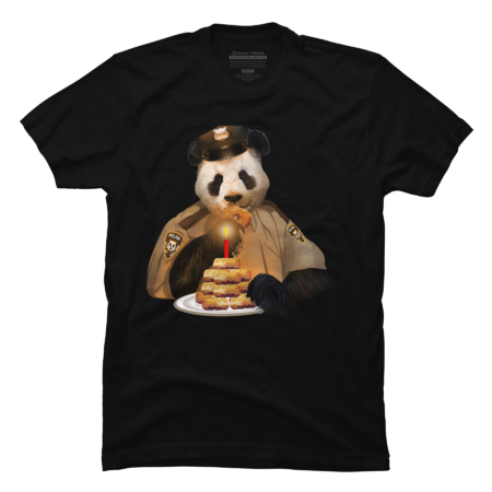 Police Panda Love Donuts by ThreeSecond