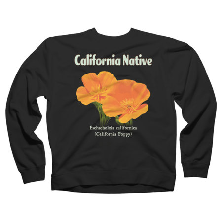 &quot;California Native&quot; vintage retro California Poppy T-shirt