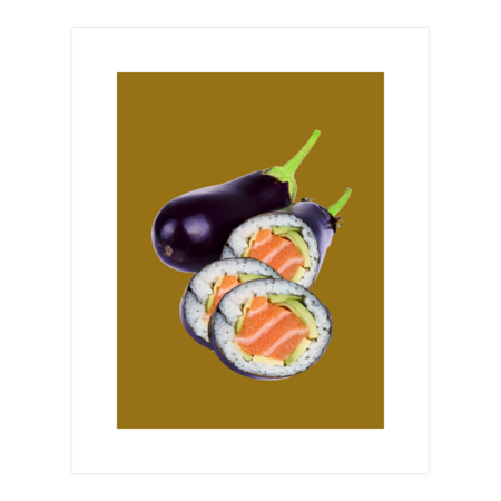 eggplant sushi by igorkalatay