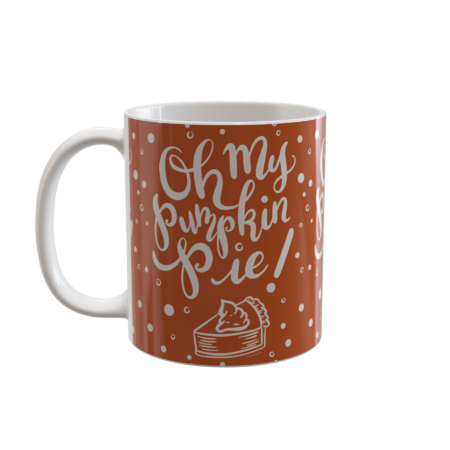 Oh My Pumpkin Pie! Hand Lettered Design by DoubleBrush