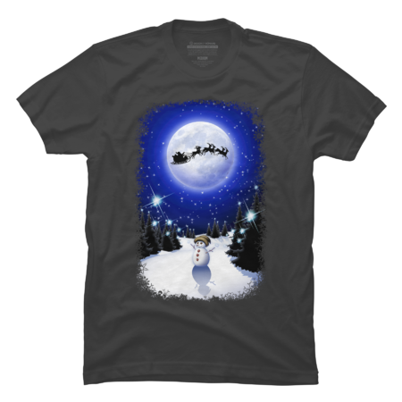 Magical Snowman's Christmas Eve by BluedarkArt