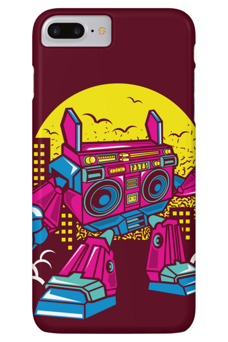Comic Boombox Robot by MisfitInVisual