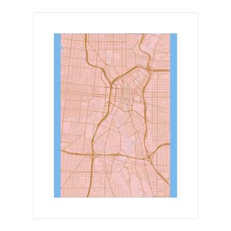 San Antonio map, Texas by alldigitallmaps