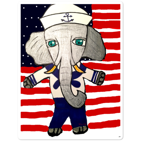 Elephant in a Sailor Suit by Mobooksnart