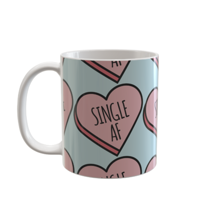 Single AF Shirt | Funny Valentine's Candy Heart