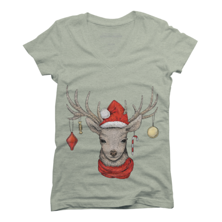 Christmas Deer by EugeniaHauss