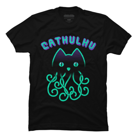 Cathulhu Funny Cthulhu Cat T-Shirt ELDRITCH HORROR by Max58