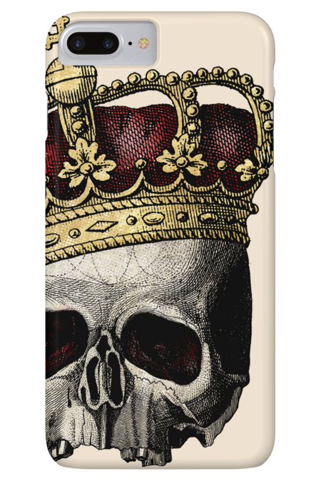 the king of skull by brushlinework