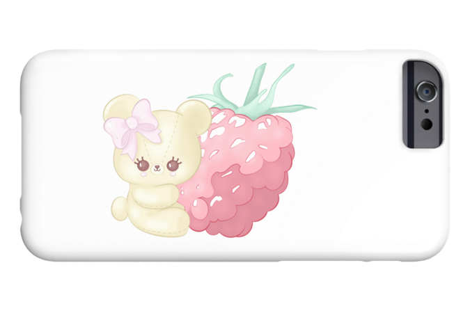 Raspberry Cutie Bear by FrogsandBoxes