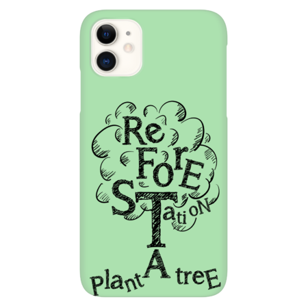 Plant A Tree Reforestation Restore Natural Environment by ChilliDesign